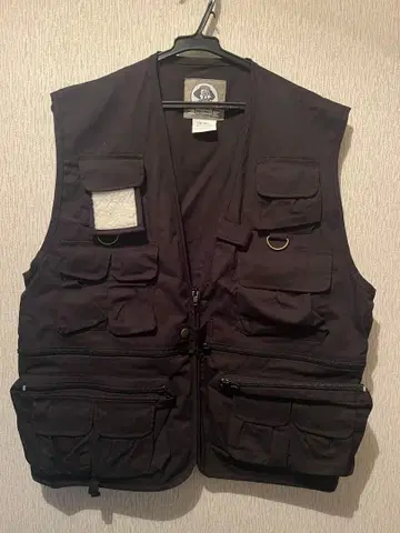 ROTHCO UNCLE MILTY 블랙 낚시용 조끼 S