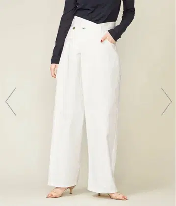 conte 컨테 랩 치노 테이퍼드 와이드 팬츠