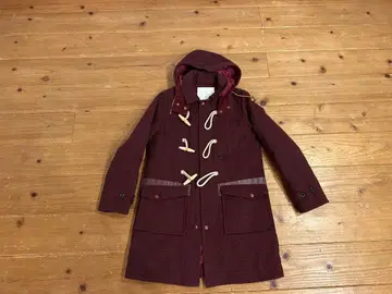 White Mountaineering 버건디 더플 코트