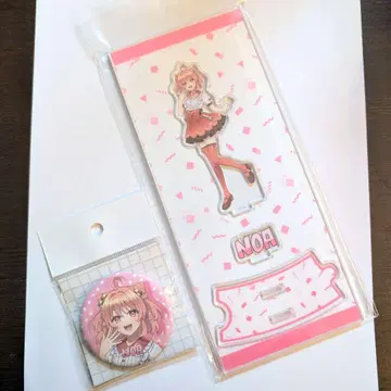 컬러풀 피치 노아 아크릴 스탠드 캔뱃지 전시회 5주년 뮤지엄