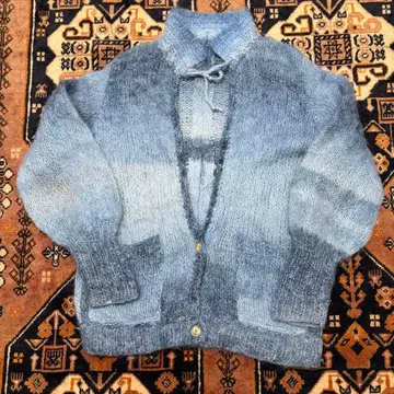 레어 하나뿐인 핸드메이드 모헤어 빈티지 구제 의류 미국 빈티지 의류