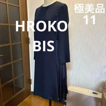 컨디션 최상 HROKOBIS 여성용 롱 원피스 네이비 11호