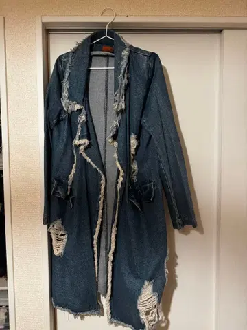 데님 코트 데님 자켓 vintage denim coat