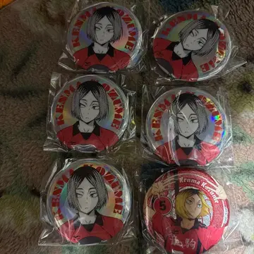 하이큐 포트레이트 샤이니 캔뱃지 코즈메 켄마 네코마