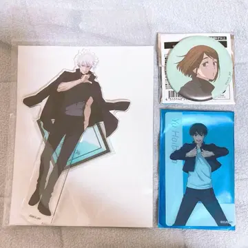 애니메이션 주술회전전 고죠 사토루 아크릴 스탠드 클리어 카드 캔뱃지