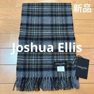 새상품 JoshuaEllis 조슈아 에리스 울 머플러 그레이 영국제