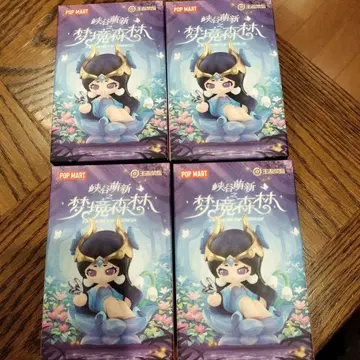 POP MART 협곡 신예의 꿈의 숲 피규어 4개 세트
