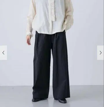 카구레 택 포함 새상품 Two-tuck easy pants 어반 리서치