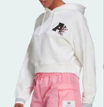 adidas x 디즈니 후드 부착 후드티 M 아디다스 Disney 화이트