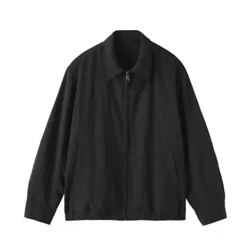 발수 집업 블루종 블랙 M 사이즈 무인양품