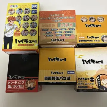 하이큐 캔뱃지 BOX 묶음 판매