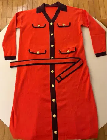 Diagram 오렌지 원피스 사이즈 36