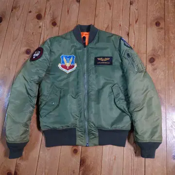 알파인더스트리 MA-1 플라이트 자켓 와펜 size L