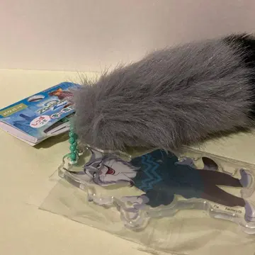 주토피아2 파우버트 꼬리 달린 키링 디즈니 키링 새상품