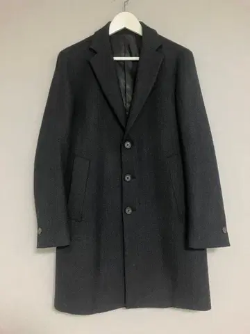 [새상품급] EDIFICE 멜란지 멜톤 체스터 코트 M 네이비