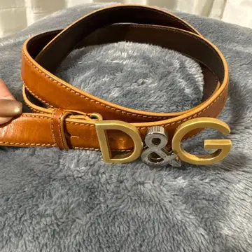 D&G 로고 벨트 가는 벨트