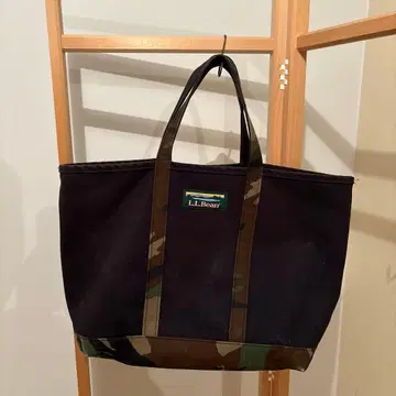 L.L.Bean 네이비 카모플라주 토트백