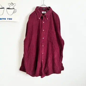 그리 미국제 코듀로이 셔츠 긴팔 캐주얼 차분한 색감