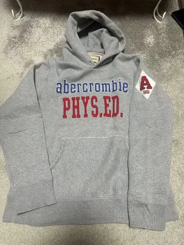 abercrombie PHYS.ED. XL 그레이 후드티