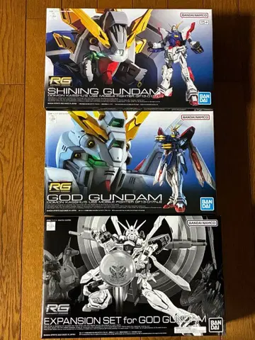 건담 프라모델 RG 갓건담 & 샤이닝 건담