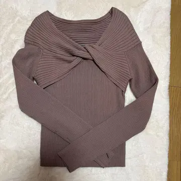 Her lip to 브라운 긴팔 니트 M