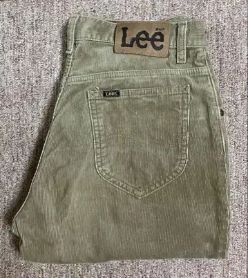 Lee 코듀로이 부츠컷 올리브 W31