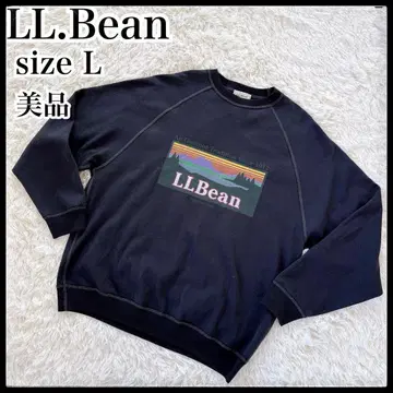 엘엘빈 트레이닝복 맨투맨 남성용 L 새상품급 긴팔 블랙