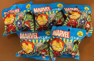 [ 미개봉 새상품 ] MARVEL 마블 버블볼 마스코트 포함 5개 세트