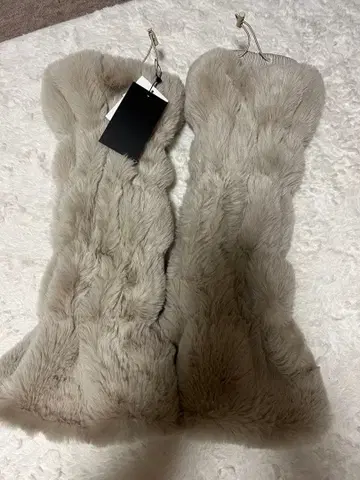 스콧 클럽 퍼 레그 워머 새상품