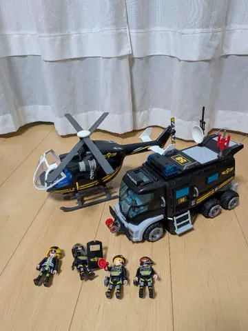 플레이모빌 특수부대 트랙 특수부대 헬리콥터