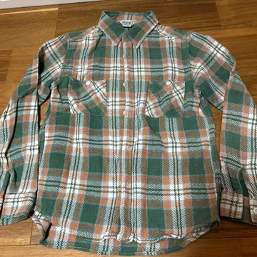 FIVE BROTHER 체크 무늬 플란넬 셔츠 L 사이즈