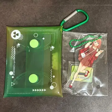 프로세카 스시로 콜라보 멀티 파우치 아크릴 키링 하나사토 미노리
