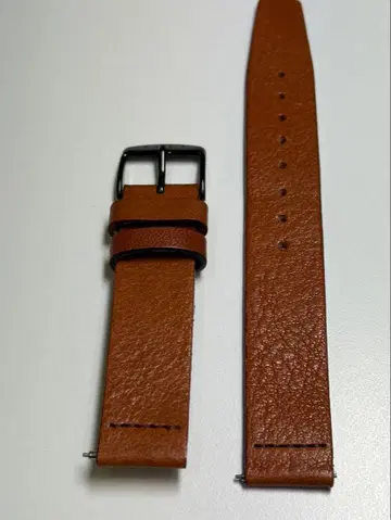 [ Knot ] 노트 도치기 가죽 벨트 브라운 18mm 미사용