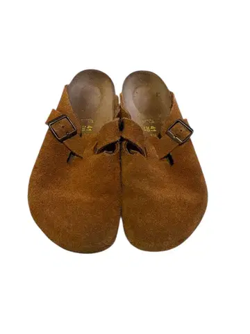 BIRKENSTOCK 브라운 스웨이드 보스턴 41