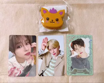 NCTWISH 시온 SION 부채 액세서리, 포토 카드