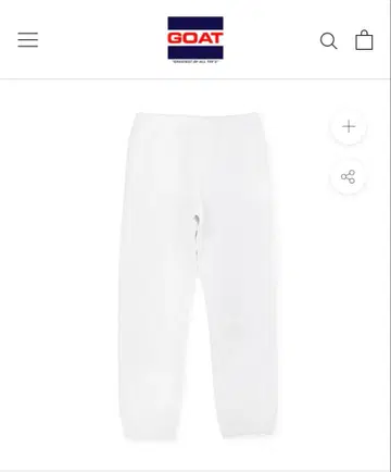 G.O.A.T 헤비 웨이트 스웨트 팬츠 아쉬 L 고트