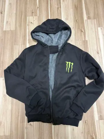 미사용 새상품 몬스터 에너지 집업 플리스 후드티 사이즈 L