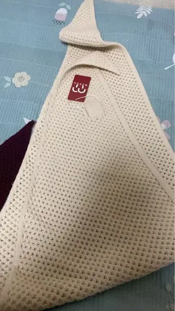 MUKU U 버건디 머플러 프리 사이즈