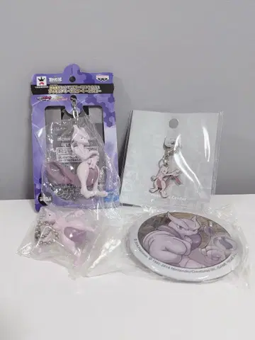 뮤우 굿즈 세트 키링 마그넷 참 포켓몬 센터