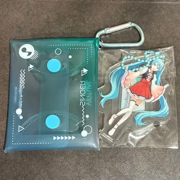 프로세카 스시로 콜라보 멀티 파우치 아크릴 키링 하츠네 미쿠