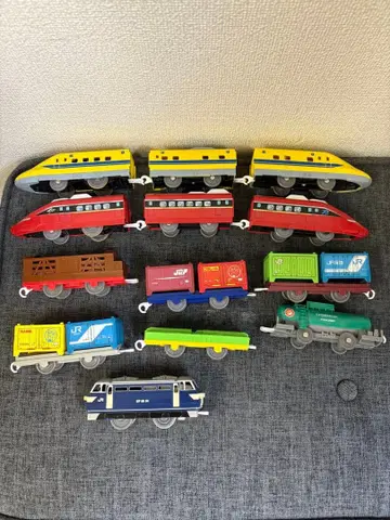 프라레일 차량 세트와 레일 다수 완구