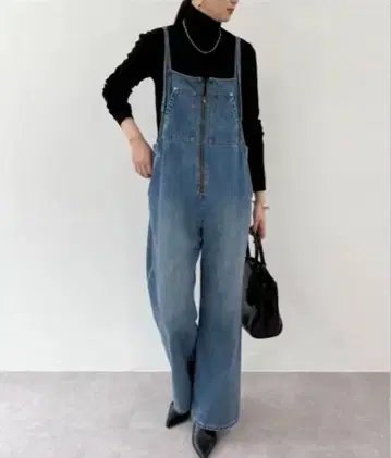 [ 택 포함 새상품 ] 데님 올인원