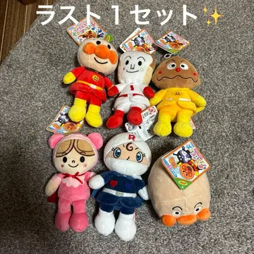 호빵맨 쁘띠 빈즈 봉제 인형