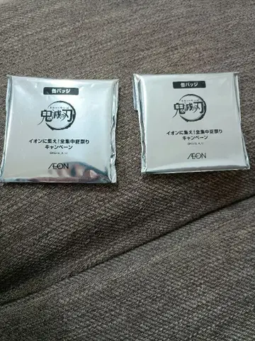 귀멸의 칼날 시노부 & 젠이츠 핀 배지 세트