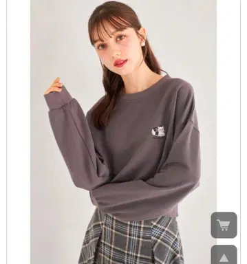 tocco cat 자수 쭈리 맨투맨