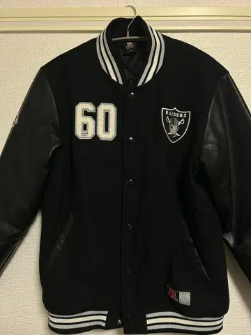 레이더스 NFL 공식 바시티 자켓