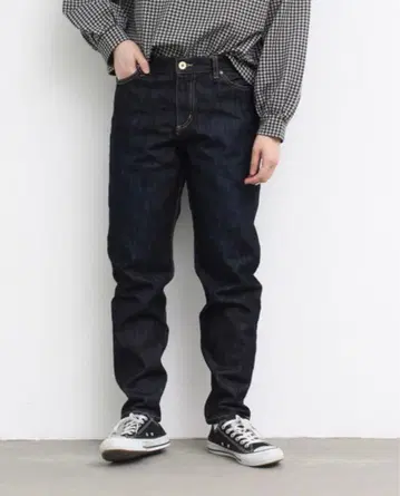 PAR ICI 데님 카츠라기 슬림 조퍼 팬츠