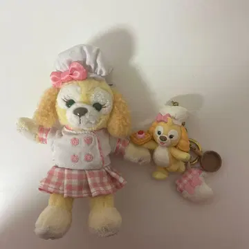 쿠키 앤 인형 배지 키링 세트