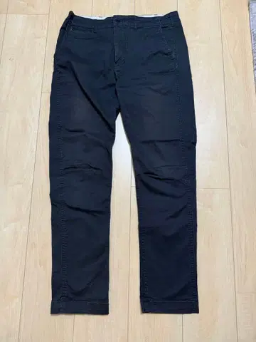 BEAMS 블랙 치노 팬츠 M 사이즈