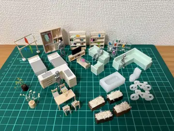 건축 모형 부자재 1/50 주택 세트